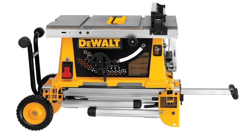המסור במצב מקופל DeWALT DW744XRS