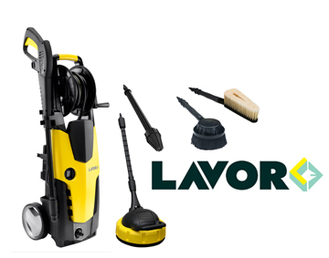 Lavor STM160 מכונת שטיפה Lavor STM160 עם מוצרים נלווים