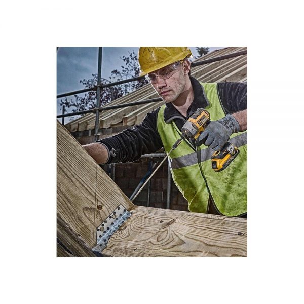 מברגת אימפקט 18V דה וולט DEWALT DCF887P2 עיצוב נח התאים לעבודות במקומות עם גישה בעייתית