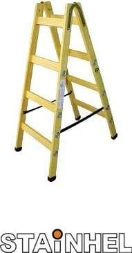 סולם עץ סיידים איכותי תקני STAINHEL ST-4