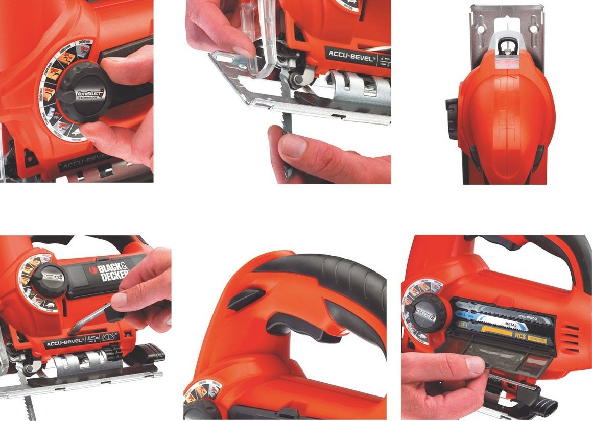 מסור עם מגוון ביצועים למשימות שונות Black & Decker B-KS900SK