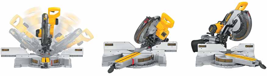 מסור גרונג של חברת DeWALT דגם DW717 נעילה מהירה לזוויות מסור גרונג של חברת DeWALT דגם DW717 נעילה מהירה לזוויות