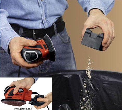 מלטשת עכבר בלק אנד דקר Black and Decker B-KA1000