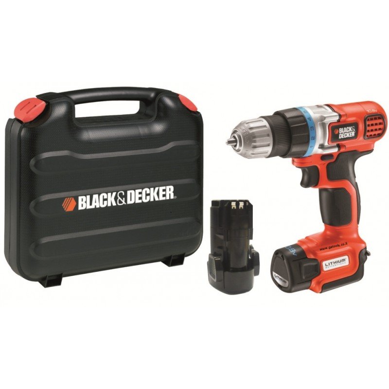 מברגה מקדחה נטענת בלק אנד דקר Black and Decker B-EGBL108K