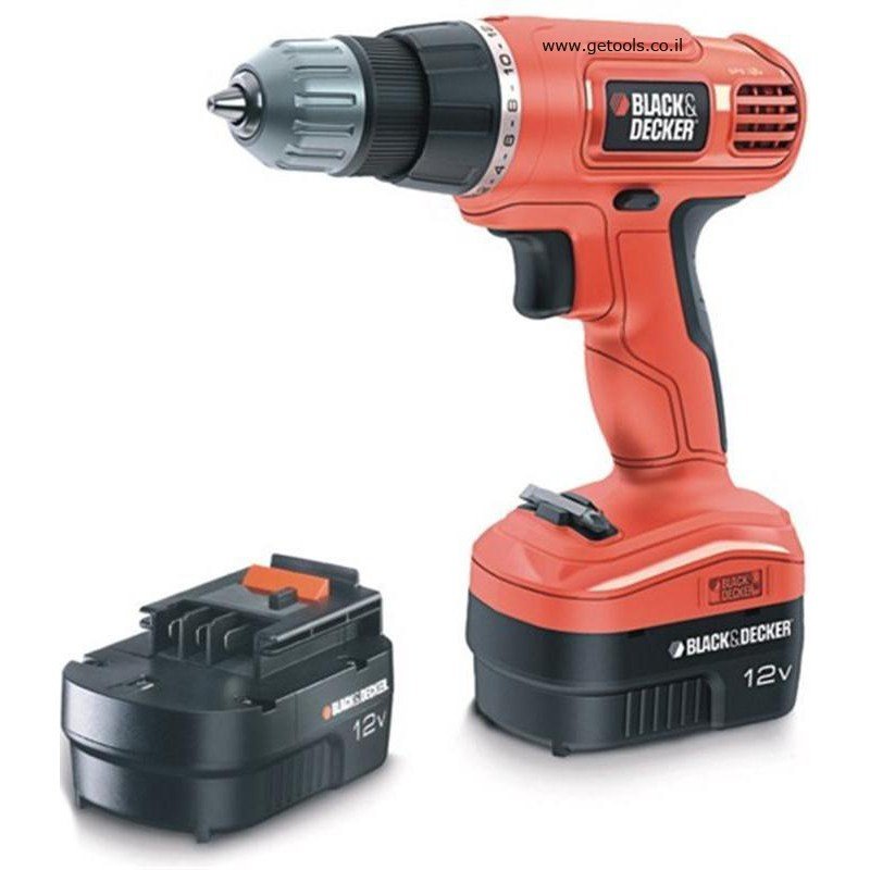 מברגה מקדחה נטענת בלק אנד דקר Black and Decker B-EPC12CA