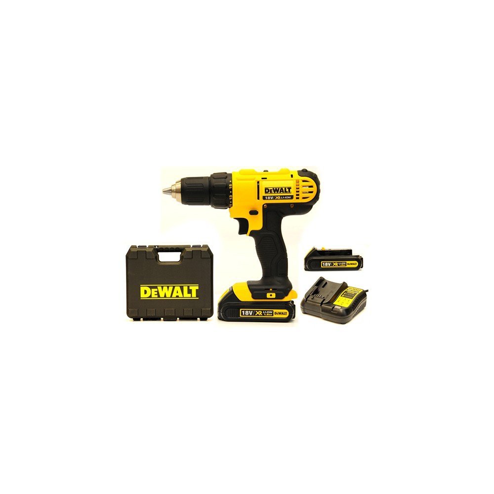 מברגה | מקדחה דיוולט  דגם Dewalt DCD771C2 – כולל סט ביטים 122 חלקים במבצע!!!