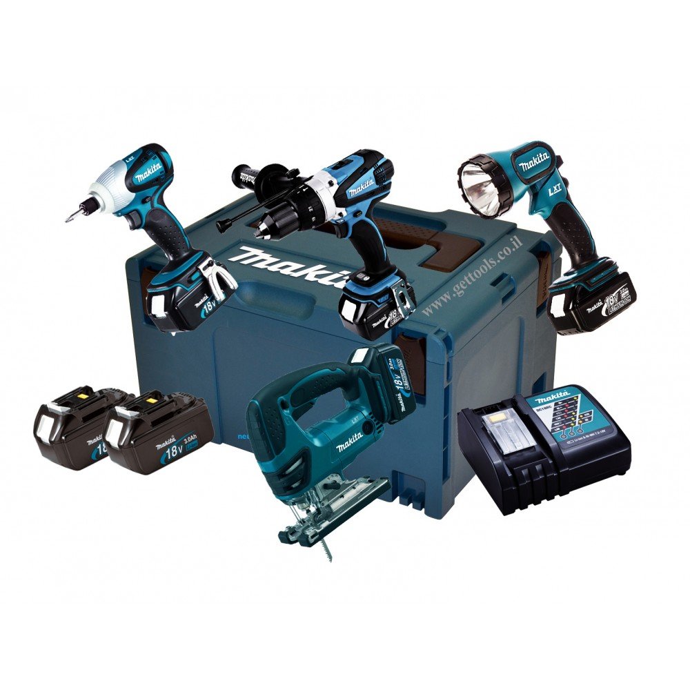 סט כלי עבודה מקצועי Makita DK1875 18V