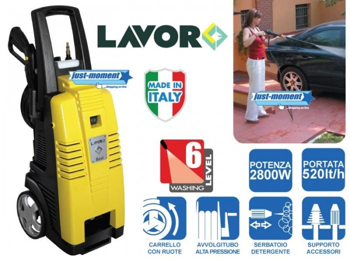 תיאור התכונות של מכונת שטיפה בלחץ לבור LAVOR BEST 28