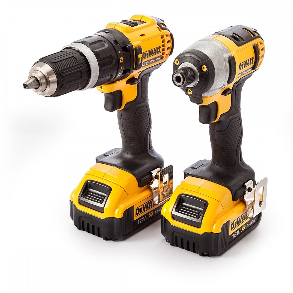 סט דה וולט מקדחה ומברגה אימפקט 18V דגם DCK285M2 DEWALT