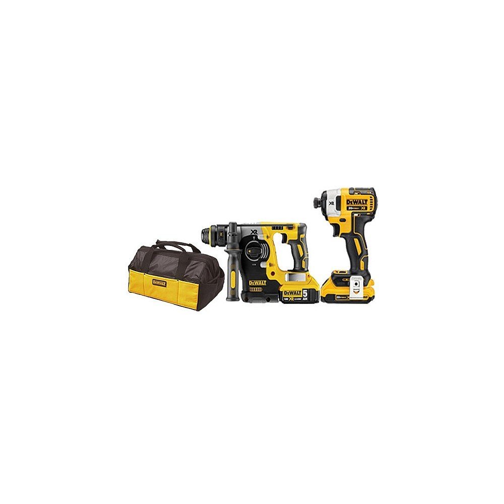סט דהוולט פטישון + מברגה אימפקט 18V דגם DEWALT DCK100P2