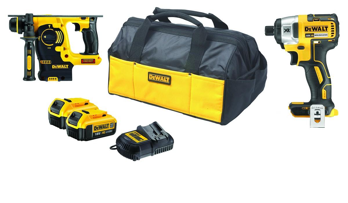 סט פטישון ומברגת אימפקט 18 וולט דגם DEWALT DCK10M2