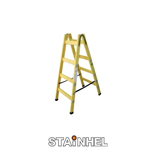 סולם עץ סיידים איכותי תקני STAINHEL ST-4